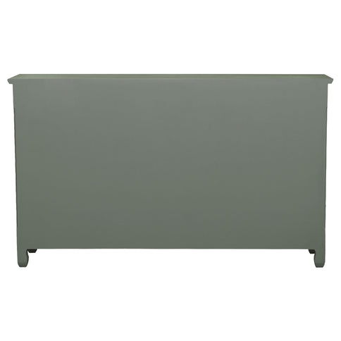 Naomi - 3 Drawer Scrollwork Accent Cabinet - Green