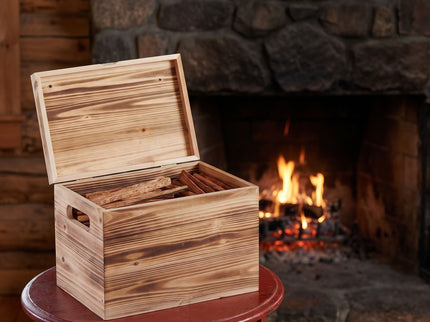 15 Lbs Fatwood Fire Starter Sticks With Box, 100% Natural Kindling Wood, Pine Firewood Firestarter For Campfire, Stove, Fireplace, Bonfires, Grill - Natural