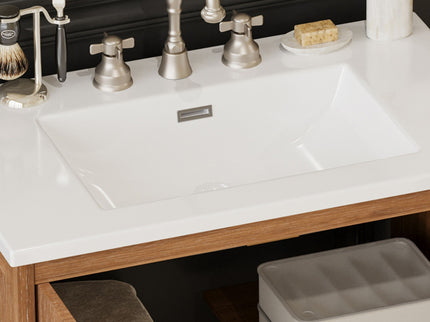 Vintage Farmhouse Bathroom Vanity With Ceramic Sink