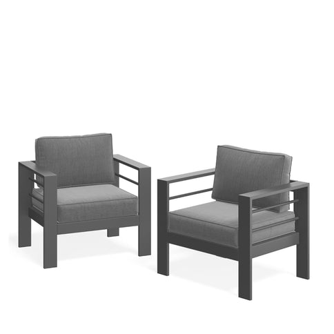 Outdoor Patio Set All-Weather With Thick Cushions