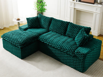 Modular Sofa, Convertible Twin Seat With Chaise Lounge