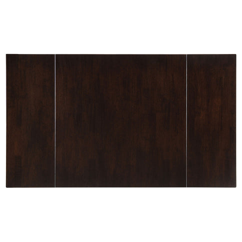 Dining Table With Drop Extension Leaf Table With Foldable Ends For Compact Spaces - Brown