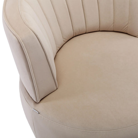 360 Degree Swivel Cuddle Barrel Accent Sofa Chair