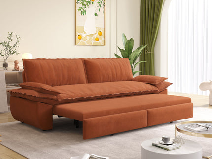 Queen Pull Out Sofa Bed, 3 In 1 Convertible Sleeper Sofa