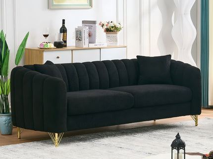 Tufted Oversized Sofa For Living Spaces