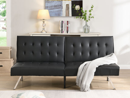 Comfortable Futon Sofa Bed - Black