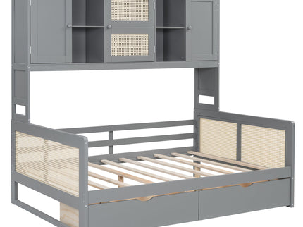 Daybed And All In One Cabinet And Shelf