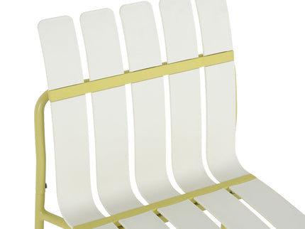 4 Piece Set Of Modern Color Block Designed Single Chairs