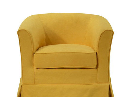 Tucker - Woven Fabric Swivel Barrel Chair