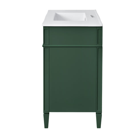 Bathroom Vanity With Top Sink, 2 Drawers And Tip Out Drawer