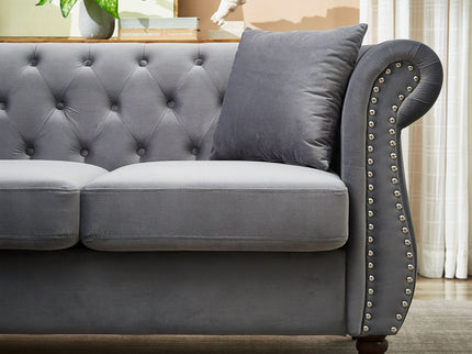 Streamline Modern L-Shaped Corner Sofa