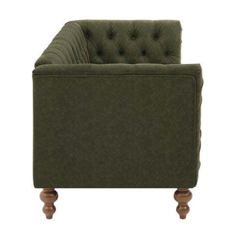 Chesterfield Sofa With Flared Arms For Living Room