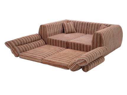 3 Seater, Couch With Throw Pillows For Living Room