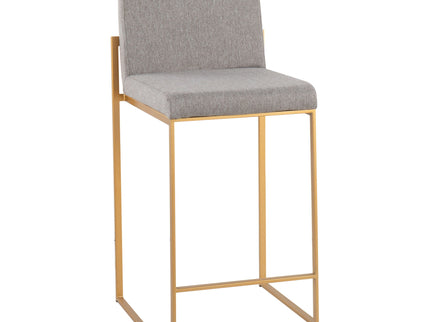 Fuji - Contemporary High Back Stylish Counter Stool