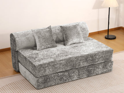 Convertible Design Sofa Bed, 2 Seater Fold Out Floor Couch