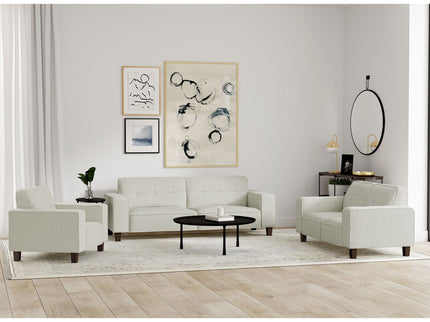 Evoke - Upholstered Tufted Sofa - Greige