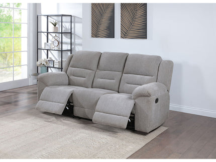 Sebring - Reclining Sofa With Manual Recline - Gray