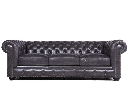 Traditional Tufted Chesterfield Nailhead Sofa