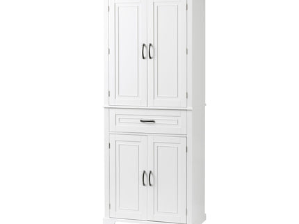 Bathroom Storage Cabinet With Doors And Drawer, Adjustable Shelf