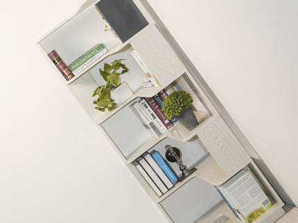 L-Shaped Design Corner Bookshelf