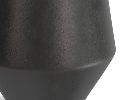 Gloria - Cast Aluminum Side Table - Black