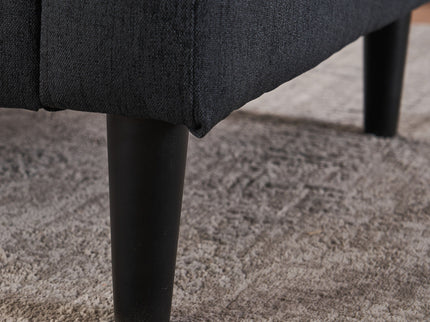 Upholstered Armchair And Storage Ottoman Set, Comfortable Single Sofa With Cup Holders And Tufted Detailing, Ideal For Living Room Or Bedroom