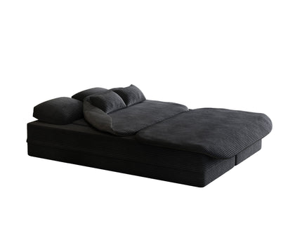 2 In 1 Foldable Sofa Bed With Multi Functional Blanket