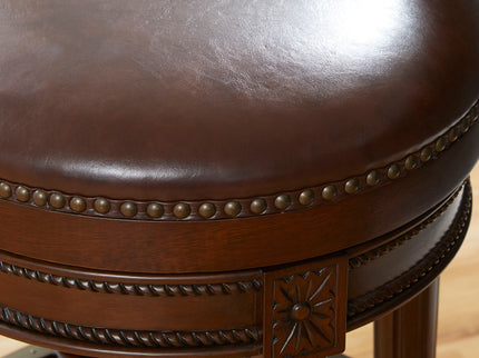 Rustic Elegance Backless Swivel Stool