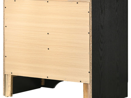 Transitional 2 Drawer Nightstand With Hidden Jewelry Tray