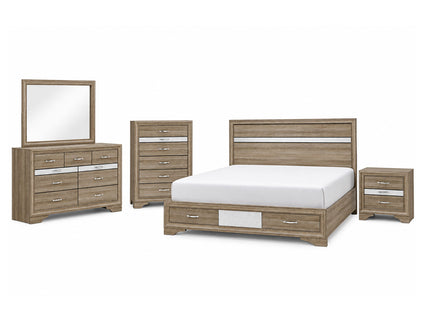Ryder - 5 Piece Bedroom Set With Drawer Footboard