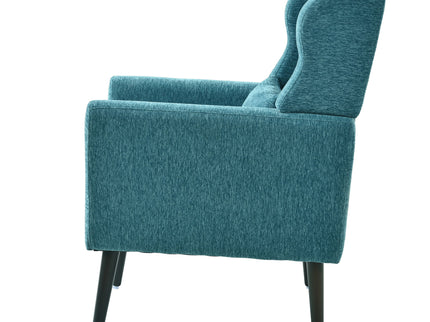 Modern Accent Chair Upholstered Foam Filled Living Room Chairs Comfy Reading Chair Mid-Century Modern Chair With Fabric Lounge Arm Chairs Armchair For Living Room Bedroom