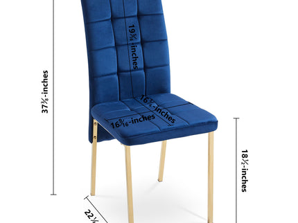 High Back Nordic Dining Chair Modern Chair With Color Legs