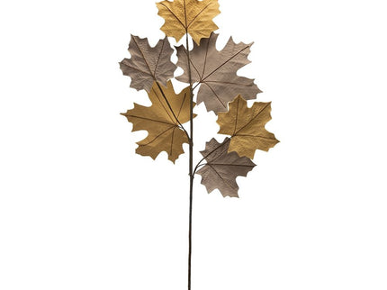 Paper Maple Leaf Spray, Botanicals Decor For Harvest Festival Fall Festival & Thanksgiving Table Decorations