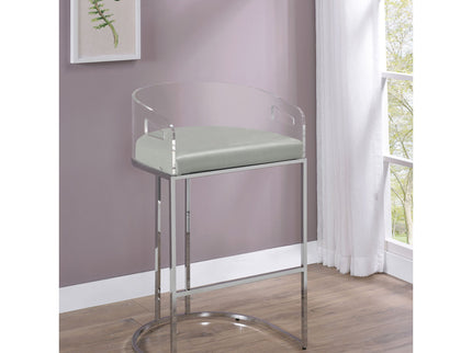 Mello - Upholstered Bar Chair (Set of 2) - Gray