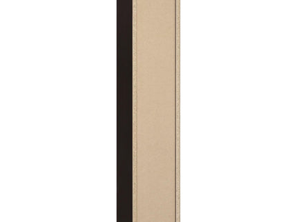 Rectangular Bookcase Tall Slim Storage With 9 Shelves - Brown