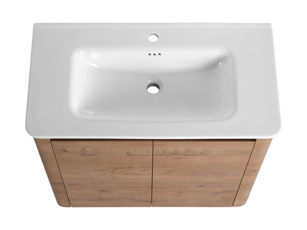Freestanding Bathroom Vanity With Sink & 2 Soft Close Doors