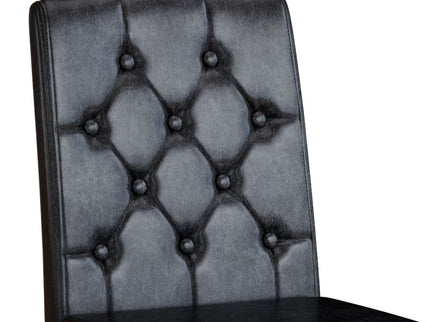 Dining Chairs With Ergonomic Buckle Backrest Comfort