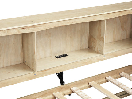 Daybed With Trundle, Storage Cabinets, USB Ports