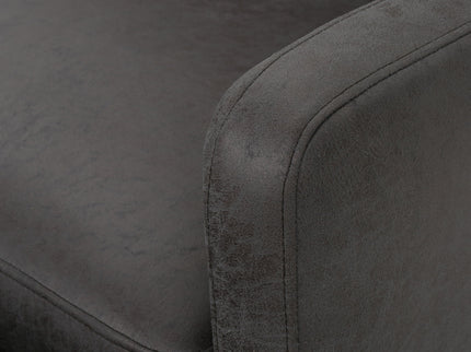Alma - Contemporary Upholstered Loveseat Recliner - Slate