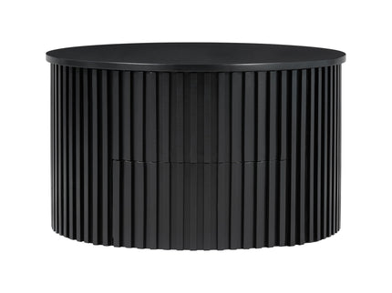 Round Lift Top Coffee Table With Hidden Storage For Living Room
