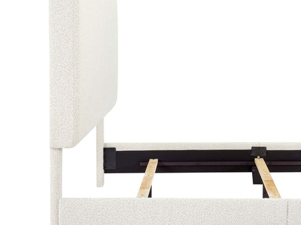 Platform Bed & Upholstered Headboard