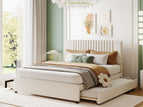 Beige / Queen / 2 Drawers, Trundle