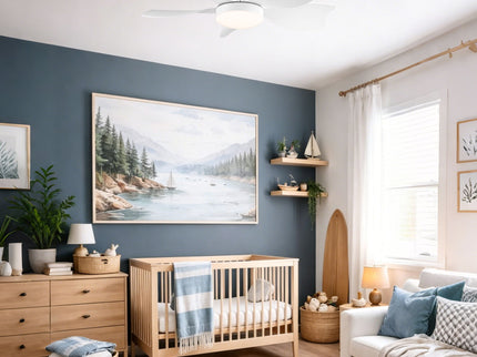 Low Profile Flush Mount Ceiling Fan With Light