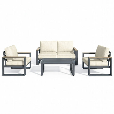 Modern Outdoor Sofa Set With Coffee Table