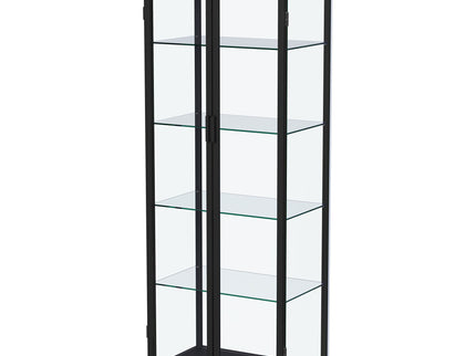 Nevra - 4 Shelf Display LED Curio Cabinet