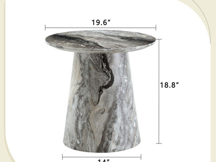 Circular Coffee Table With Adjustable Feet