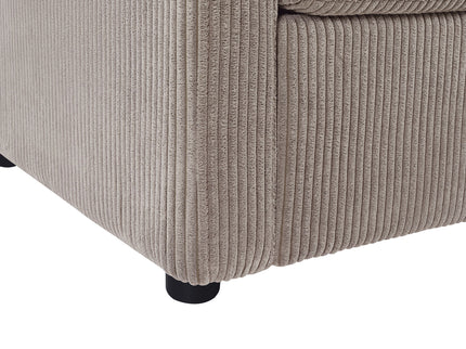 Sleeper Sofa With Foldable Mattress, USB Ports, Side Table & Storage Pocket