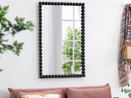 Rectangle Mirror, Wall Mirror For Living Room Bedroom Entryway - Black