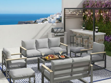Modern Outdoor Sofa Set With Coffee Table