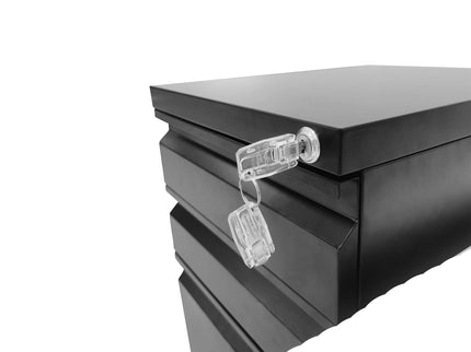 Metal Drawer Mobile File Cabinet With Lock For Home Office Organizer